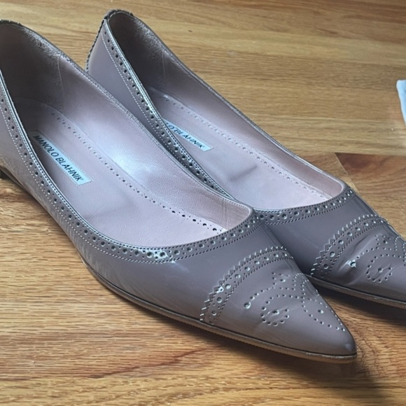 Monolo Blahnik Flats 40 - Picture 3 of 4